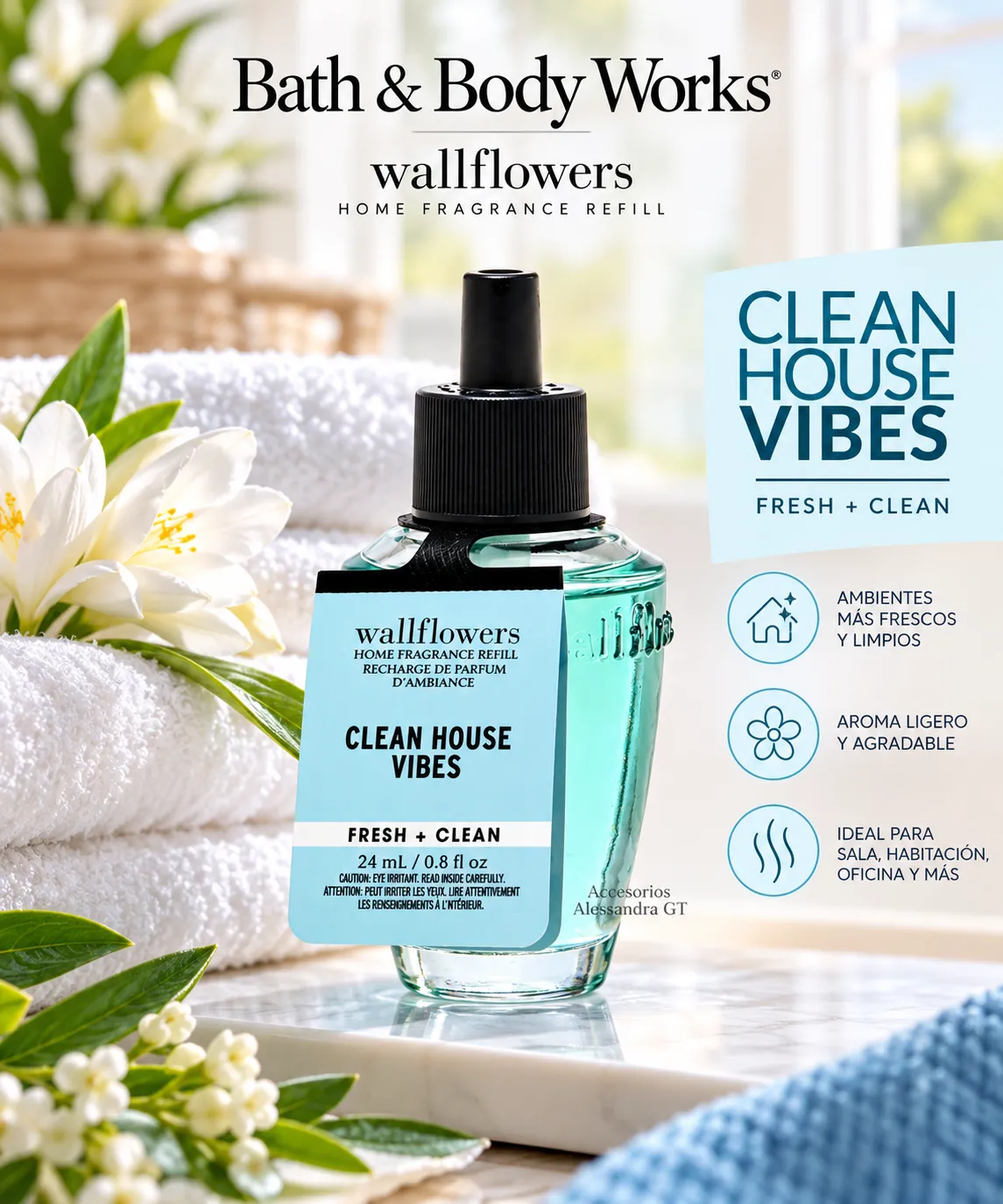 Bath & Body Works Wallflowers – Repuestos de Fragancia para el Hogar